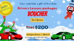 A voucher for driving lessons